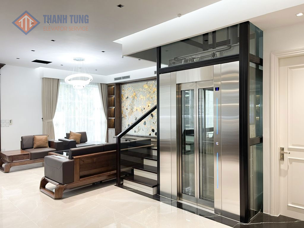 Dự án thang máy gia đình tại Đống Đa - Hà Nội